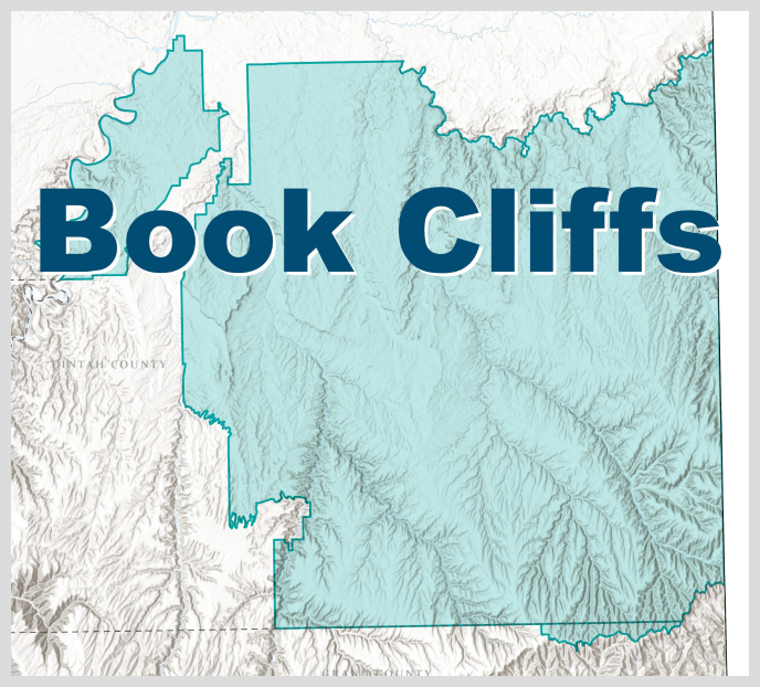 Book Cliffs map